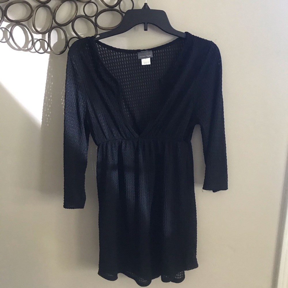 Jordan Taylor Black Swim Coverup